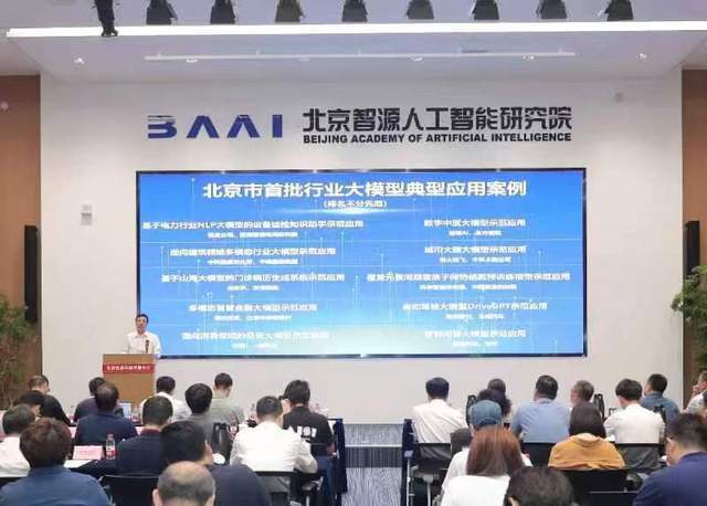 北京市首批人工智能行業大模型應用案例發布會 北京軟件技術開發創新成果的集中展示
